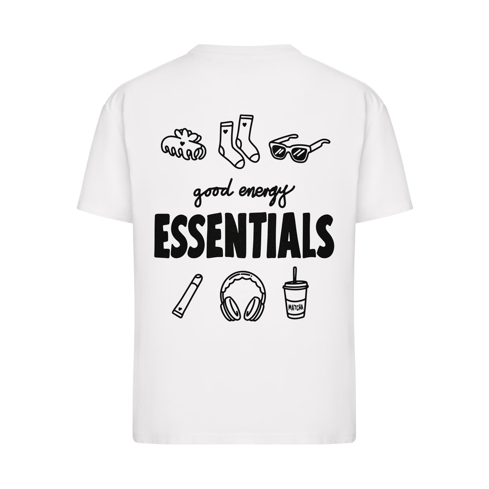Miss Tee - Good Energy Essentials Dames Tshirt - Wit
